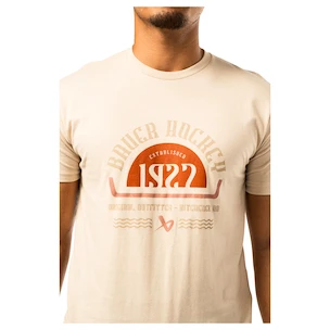 Koszulka męska Bauer  Graphic Tee Cream