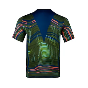 Koszulka męska BIDI BADU  Jiro Tech Tee Green/Dark Blue