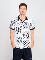 Koszulka męska BIDI BADU  Melbourne Polo White/Black