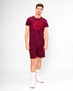 Koszulka męska BIDI BADU  Protected Leafs Chill Tee Bordeaux M