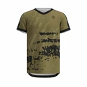 Koszulka męska BIDI BADU  Pure Wild V-Neck Tee Olive/Dark Grey