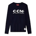 Koszulka męska CCM 125 Anniversary LS Tee Navy S