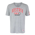 Koszulka męska CCM  FLAG TEE TEAM AUSTRIA Athletic Grey
