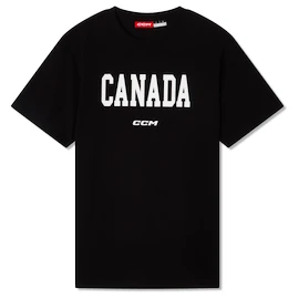 Koszulka męska CCM Flag Tee Team CAN Black