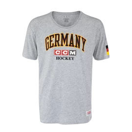 Koszulka męska CCM FLAG TEE TEAM GERMANY Athletic Grey
