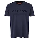 Koszulka męska CCM Holiday SS Tee B Navy S