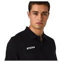 Koszulka męska CCM  Team Polo Black