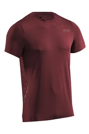 Koszulka męska CEP Round Neck SS Dark Red