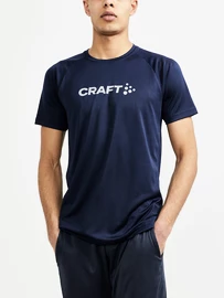 Koszulka męska Craft Core Unify Logo Blue Navy