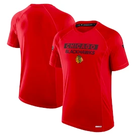 Koszulka męska Fanatics AP Rink Tech SS Tee Chicago Blackhawks