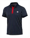 Koszulka męska Fila  Polo Stripes Navy/White