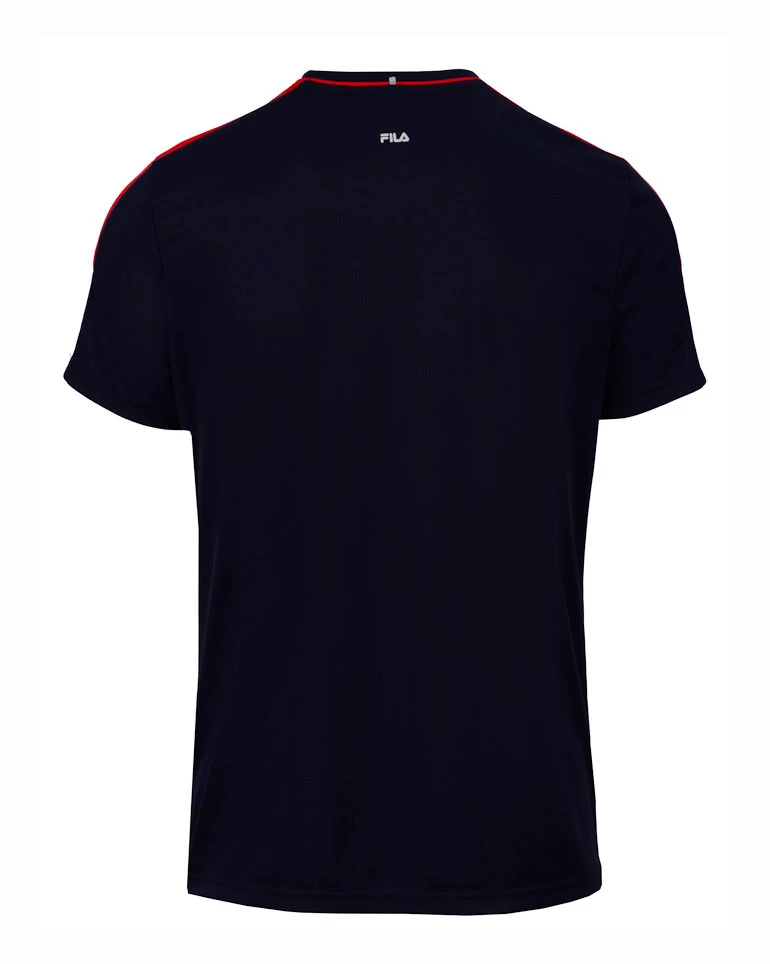 Koszulka męska Fila  T-Shirt Gabriel White/Navy