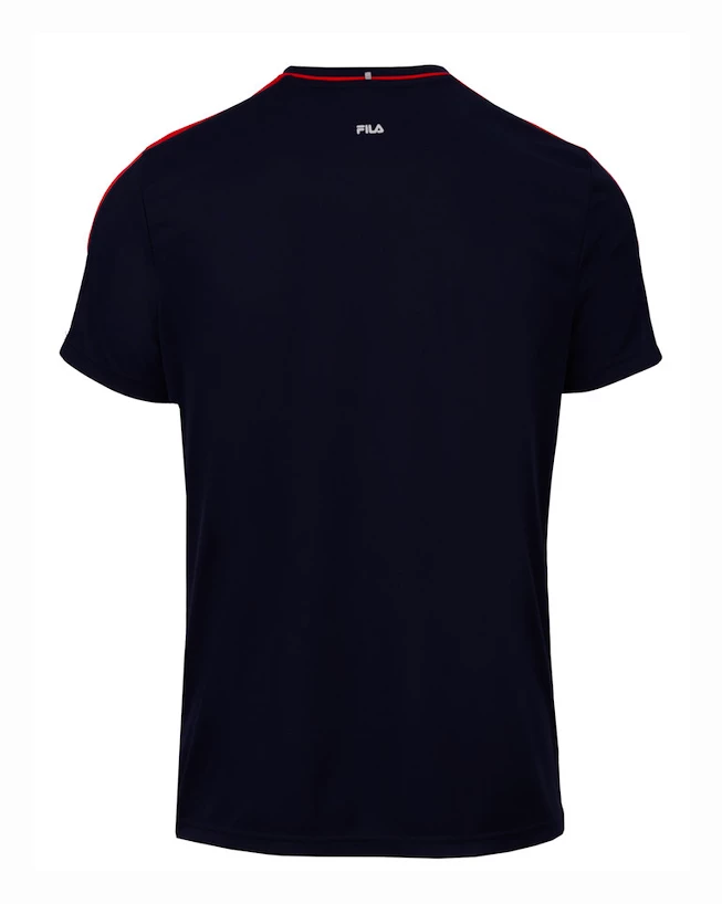 Koszulka męska Fila  T-Shirt Gabriel White/Navy L