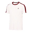 Koszulka męska Fila  T-Shirt Stripes Jascha 2 White Alyssum/Cabernet L
