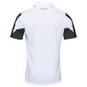 Koszulka męska Head  Club 22 Tech Polo Shirt Men White/Dark Blue