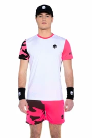 Koszulka męska Hydrogen Tech Camo Tee White/Fuchsia Fluo