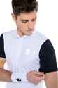 Koszulka męska Hydrogen  Tech Zipped Polo White/Blue