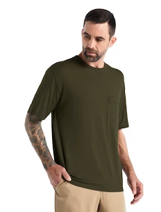 Koszulka męska Icebreaker  Granary SS Pocket Tee Loden