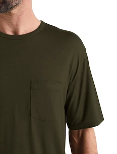 Koszulka męska Icebreaker  Granary SS Pocket Tee Loden