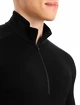 Koszulka męska Icebreaker  M 260 Tech LS Half Zip Black