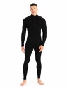 Koszulka męska Icebreaker  M 260 Tech LS Half Zip Black