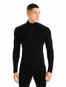 Koszulka męska Icebreaker  M 260 Tech LS Half Zip Black
