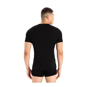 Koszulka męska Icebreaker Merino Anatomica 150 SS Crewe Black