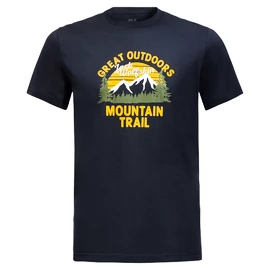 Koszulka męska Jack Wolfskin JW Mountain Trail T Night Blue
