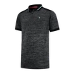 Koszulka męska K-Swiss  Hypercourt Polo Melange Jet Black