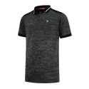 Koszulka męska K-Swiss  Hypercourt Polo Melange Jet Black