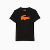 Koszulka męska Lacoste  Big Logo Core Performance T-Shirt Black/Sunrise