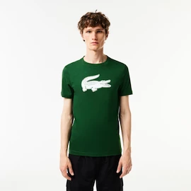 Koszulka męska Lacoste Big Logo Core Performance T-Shirt Green/White