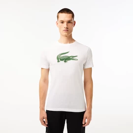 Koszulka męska Lacoste Big Logo Core Performance T-Shirt White/Green