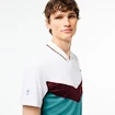 Koszulka męska Lacoste  Medvedev New York Day Polo White/Limeira