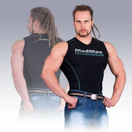 Koszulka męska MadMax MSW904 Black/Green