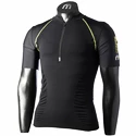 Koszulka męska Mico M1 Trail Zip Neck Nero