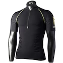 Koszulka męska Mico M1 Trail Zip Neck Nero III