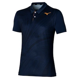 Koszulka męska Mizuno Charge Shadow Polo Pageant Blue