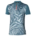 Koszulka męska Mizuno  Mugen Shadow Polo Blue Mirage S