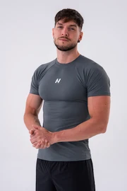 Koszulka męska Nebbia Functional Slim-fit T-shirt 324 grey