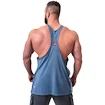 Koszulka męska Nebbia NEBBIA x OLYMPIA Washed Muscle Back Stringer GOLDEN AGE 791 blue