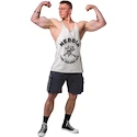 Koszulka męska Nebbia NEBBIA x OLYMPIA Washed Muscle Back Stringer GOLDEN AGE 791 light grey