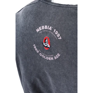 Koszulka męska Nebbia NEBBIA x OLYMPIA Washed Oversized T-Shirt GOLDEN AGE 790 black