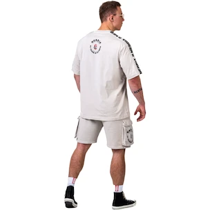 Koszulka męska Nebbia NEBBIA x OLYMPIA Washed Oversized T-Shirt GOLDEN AGE 790 light grey