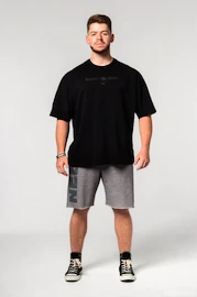 Koszulka męska Nebbia Oversized Heavyweight Cotton T-shirt NO SHORTCUTS 354 black