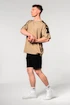 Koszulka męska Nebbia  Oversized T-shirt LIFTING CLUB Light Brown