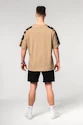 Koszulka męska Nebbia  Oversized T-shirt LIFTING CLUB Light Brown
