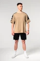 Koszulka męska Nebbia  Oversized T-shirt LIFTING CLUB Light Brown