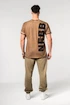 Koszulka męska Nebbia  Washed-off Cotton T-shirt MAX OUT 357 Light Brown