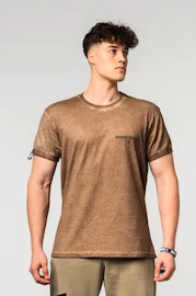 Koszulka męska Nebbia Washed-off Cotton T-shirt MAX OUT 357 Light Brown